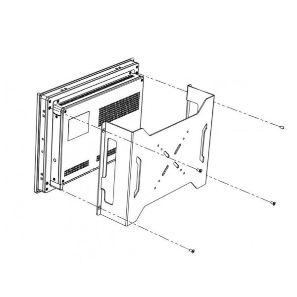 VESA Montage-Kit für TPC-5000/FPM-D 12" bis 23.8"