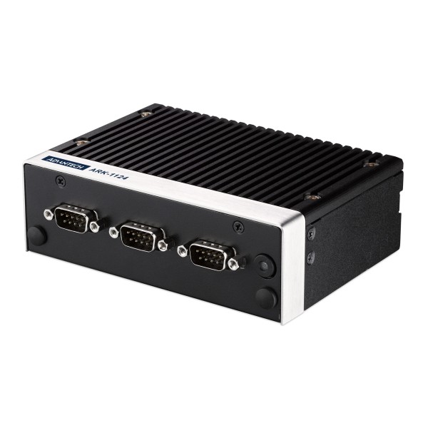 Lüfterloser Embedded PC ARK-1124C - Frontseite