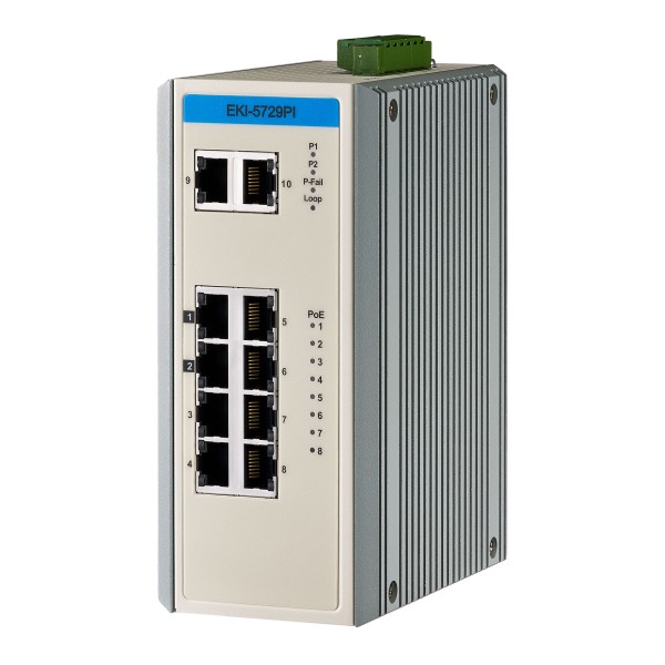 EKI-5729PI Unmanaged PoE Ethernet Switch