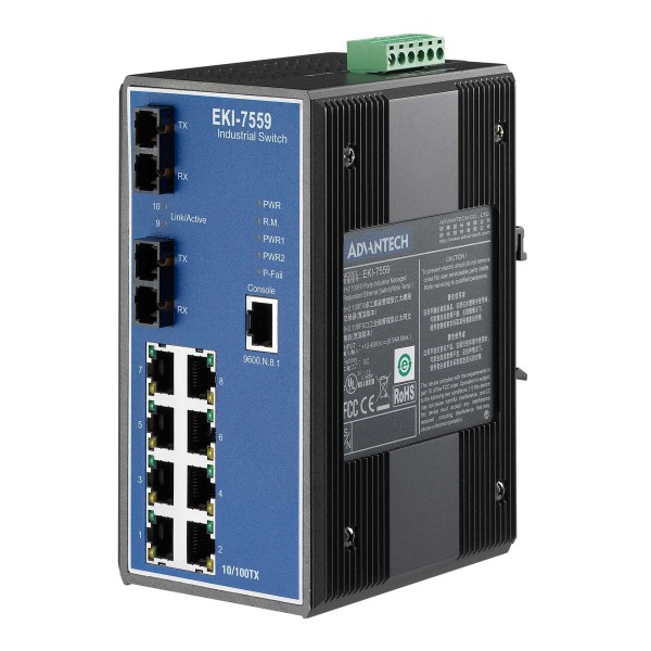 Managed Fiber Optic Ethernet Switch EKI-7559