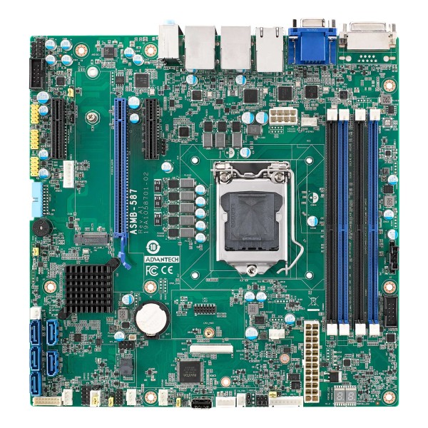Industrielles µATX Server-Mainboard ASMB-587