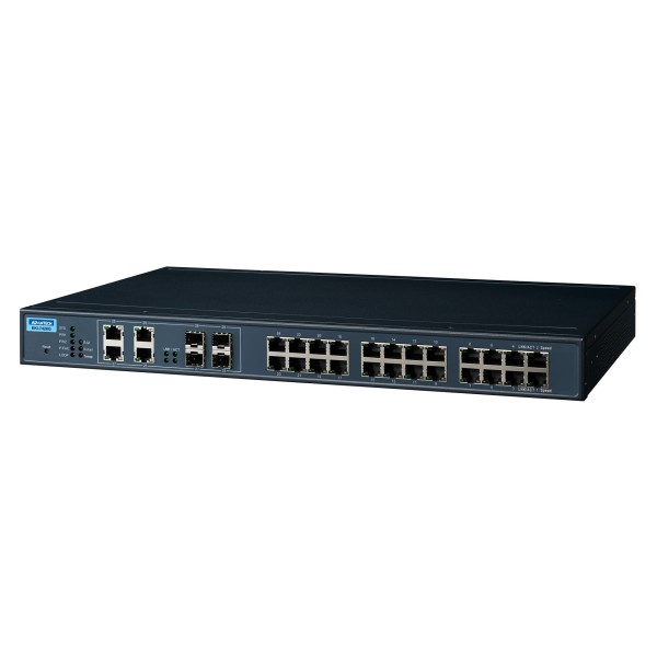 Managed Fiber Optic Gigabit Switch EKI-7428G-4CI