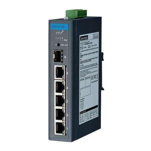 EKI-2706 Unmanaged PoE Ethernet Switch