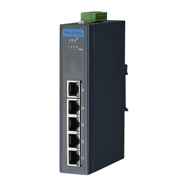 EKI-2705 Unmanaged PoE Ethernet Switch